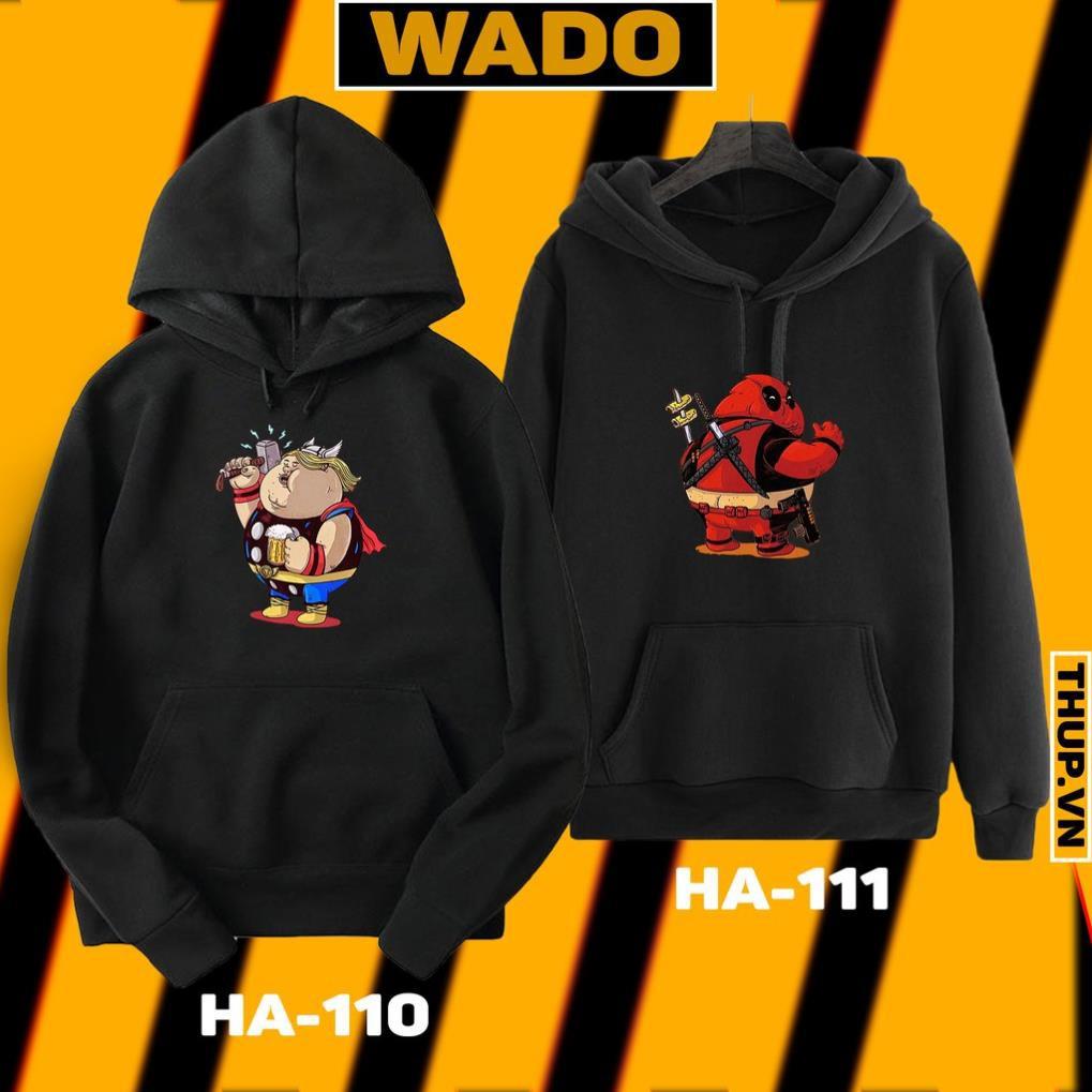 NEW Áo hoodie siêu anh hùng unisex mã chất liệu nỉ bông