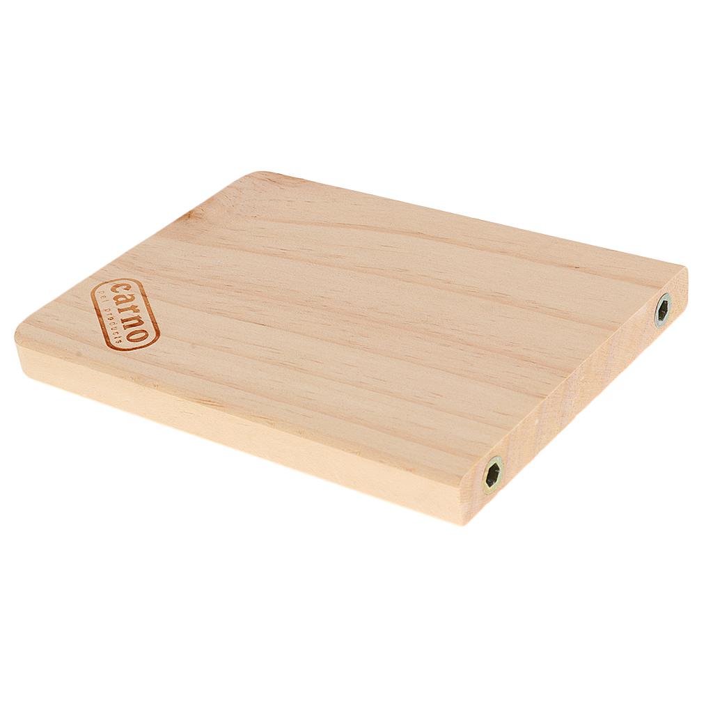 Pet Bird Parrot Hamster Wooden Perch Stand Platform Cage Mounted Hanging Toy