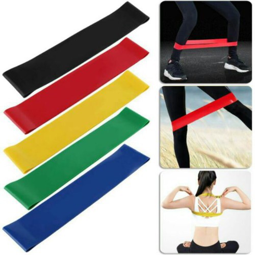 1 Bộ 5 Dây Miniband Cao Su Dụng Cụ Dùng Cho Tập Gym Và Yoga