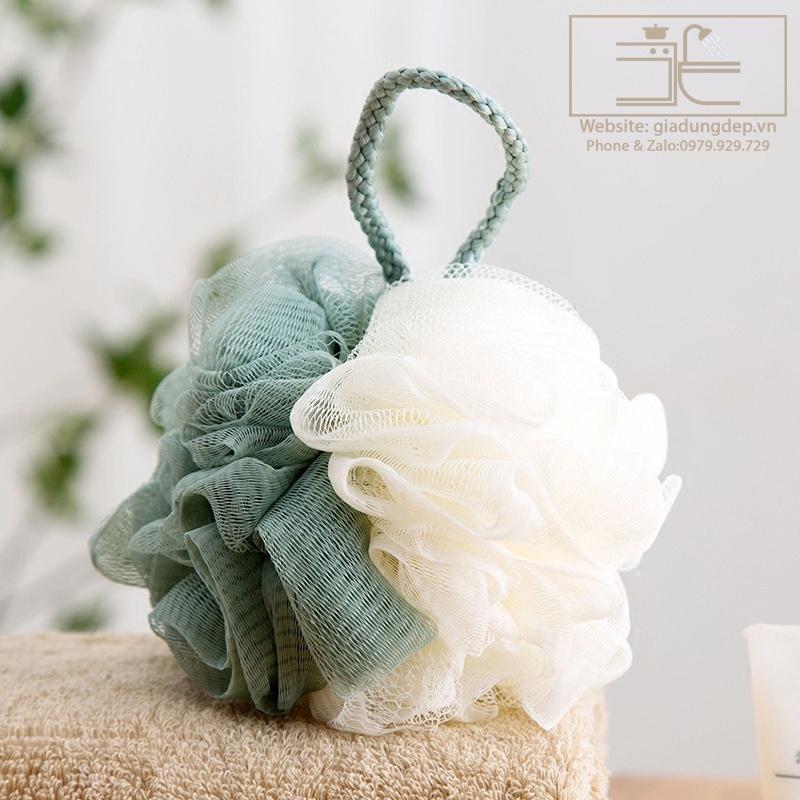 Bông tắm lưới tạo bọt - Khăn tắm - Miếng cọ người dùng trong nhà tắm - Loại dày dặn
