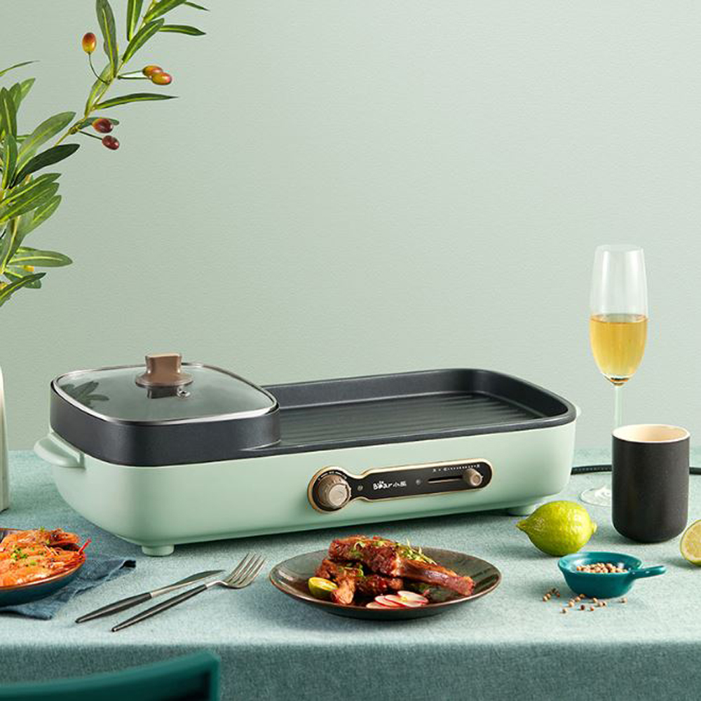 Bếp lẩu nướng BEAR đa năng cho gia đình DKL-C15G1- Hàng chính hãng