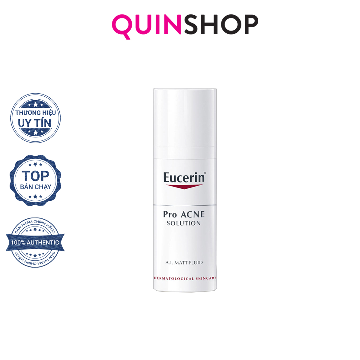 Kem Dưỡng Giúp Giảm Dầu Và Mụn Eucerin Pro - Acne Solution A.I Matt Fluid