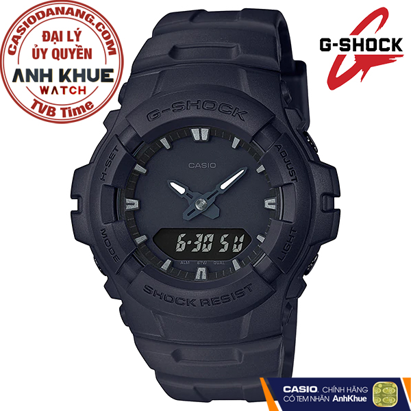 Đồng hồ nam dây nhựa Casio G-Shock chính hãng G-100BB-1ADR