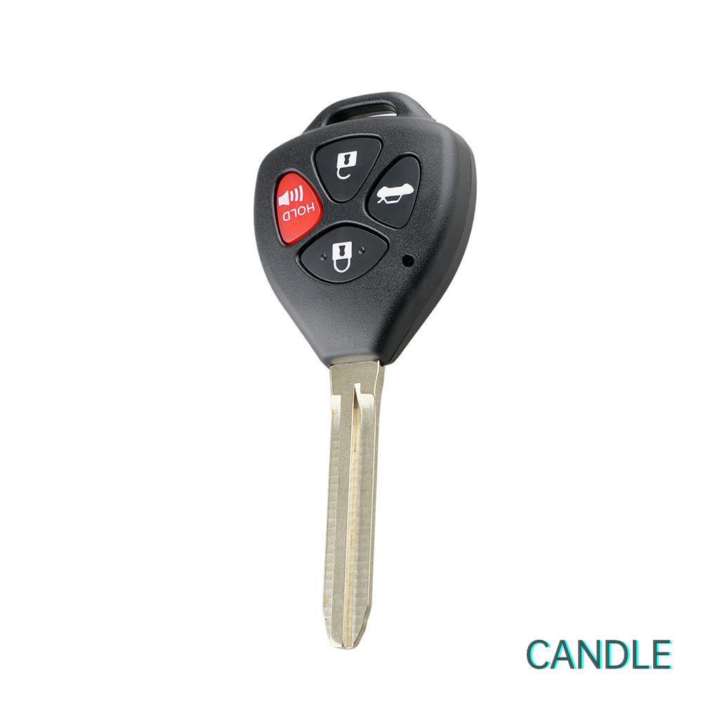 Vỏ Chìa Khóa Điều Khiển Từ Xa 4 Nút Cho Toyota Camry Camry
