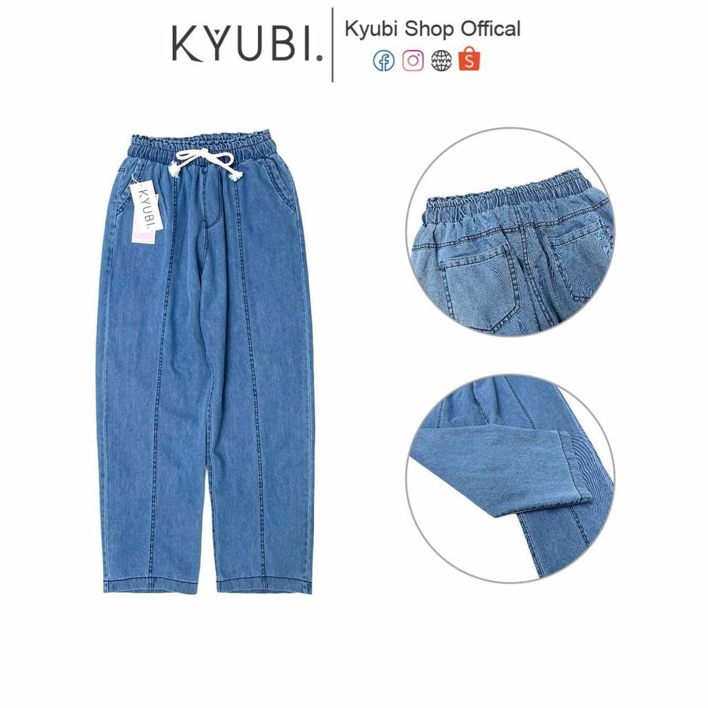 Quần tây baggy nữ Ulzzang Kyubi cạp cao học sinh công sở - Quần pant âu phục đi học đi làm KYUBI JR29