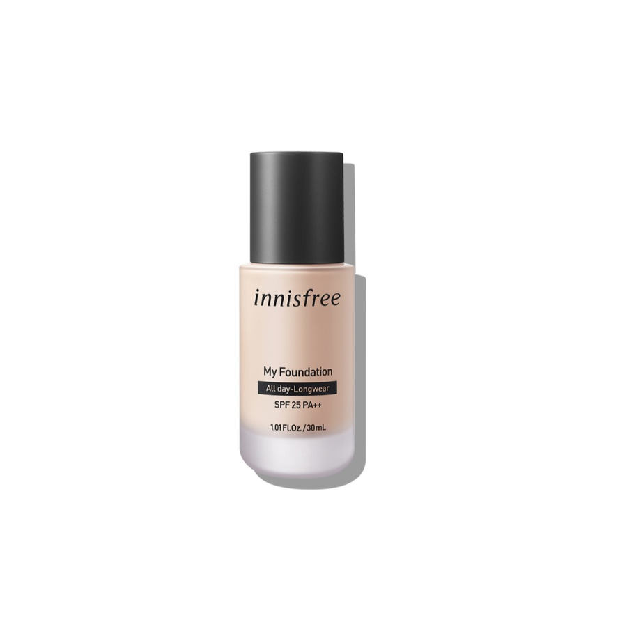 Kem nền trang điểm lâu trôi innisfree My Foundation All day Longwear SPF25 PA++ 30 mL