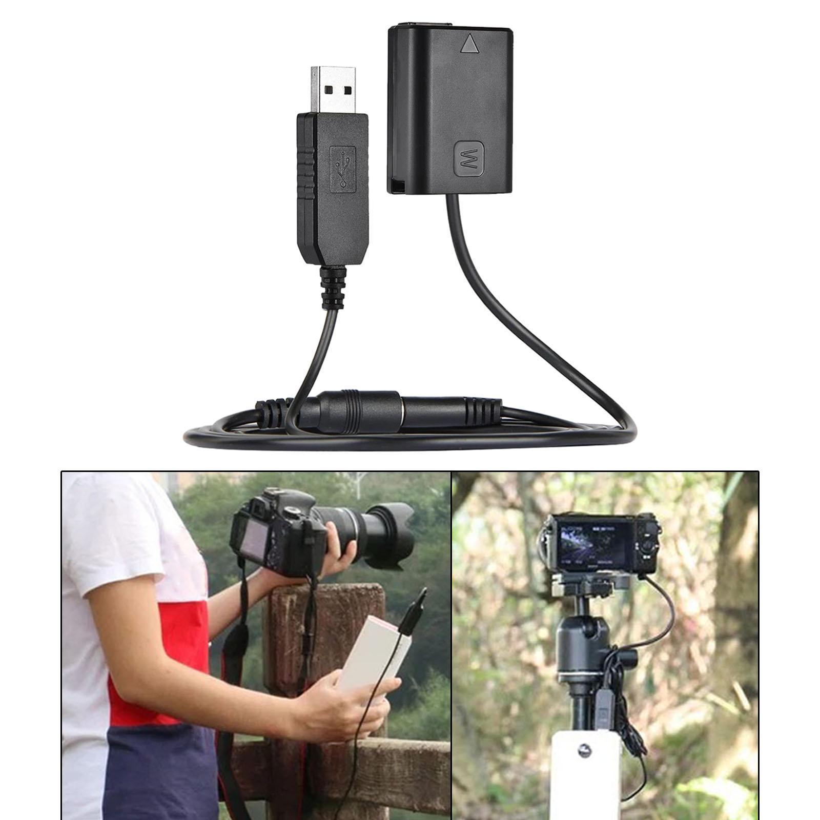Np-Fw50 Dummy Battery Adapter USB DC Coupler Kit Charger for Sony A6500 A7R