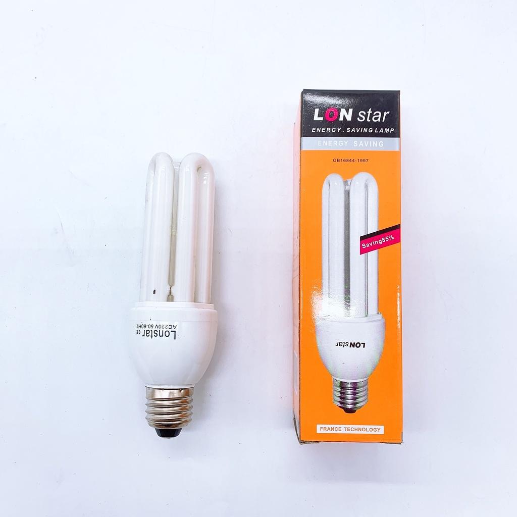 Bóng Đèn Compact 3UĐui E27 LONstar 20W,85W Ánh Sáng Trắng, Vàng -Tiết Kiệm Điện