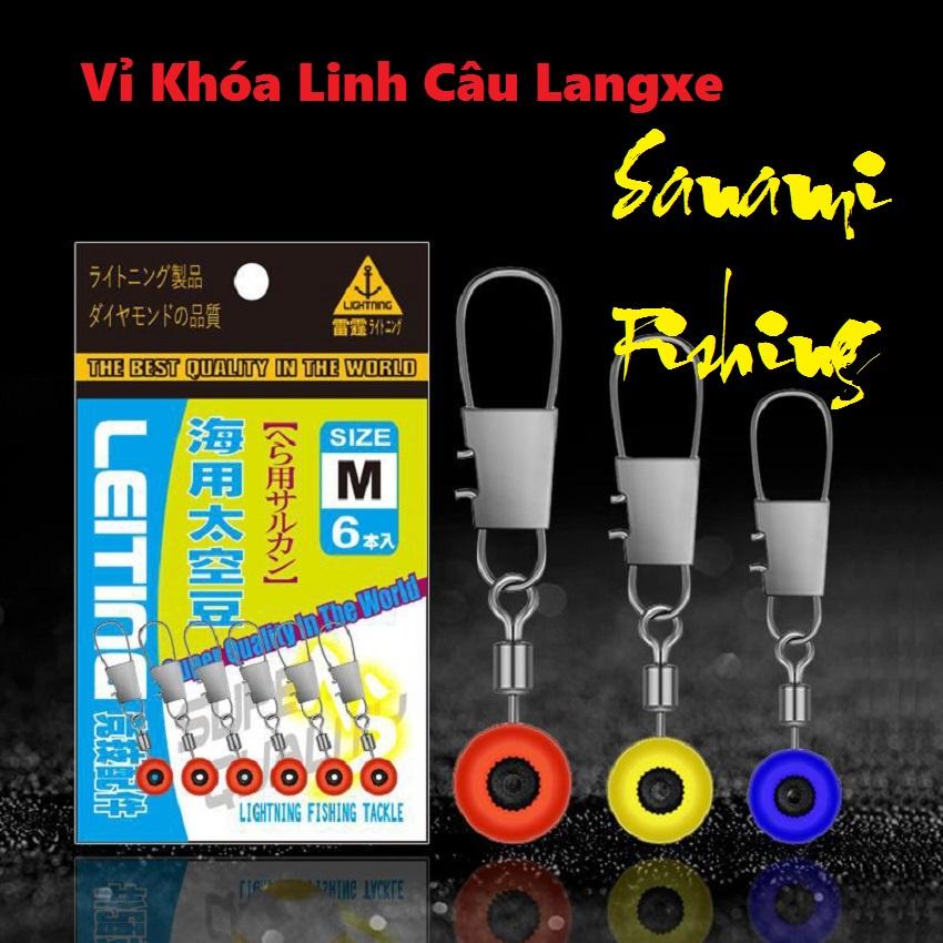 2 Vỉ Khóa Link Câu Cá Lăng Xê Sanami Fishing SPK-36 Có Hạt Đậu Kết Nối Chuyên Dụng Cao Cấp