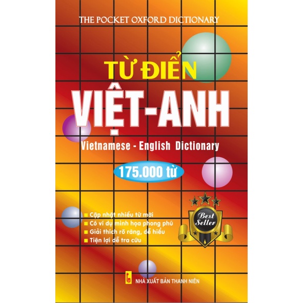 Sách - Từ điển Việt Anh 175.000 từ (bìa cam) - ndbooks