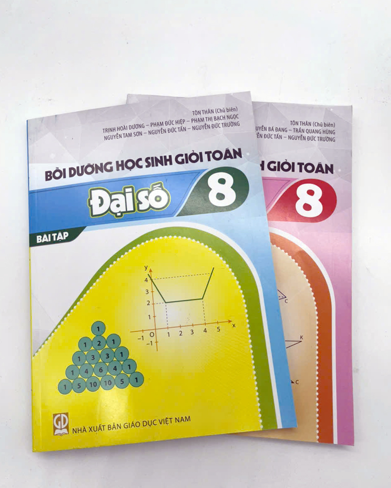 Combo: Bộ Sách Bồi dưỡng Học sinh giỏi Toán 8 (BT Đại số + Hình học)
