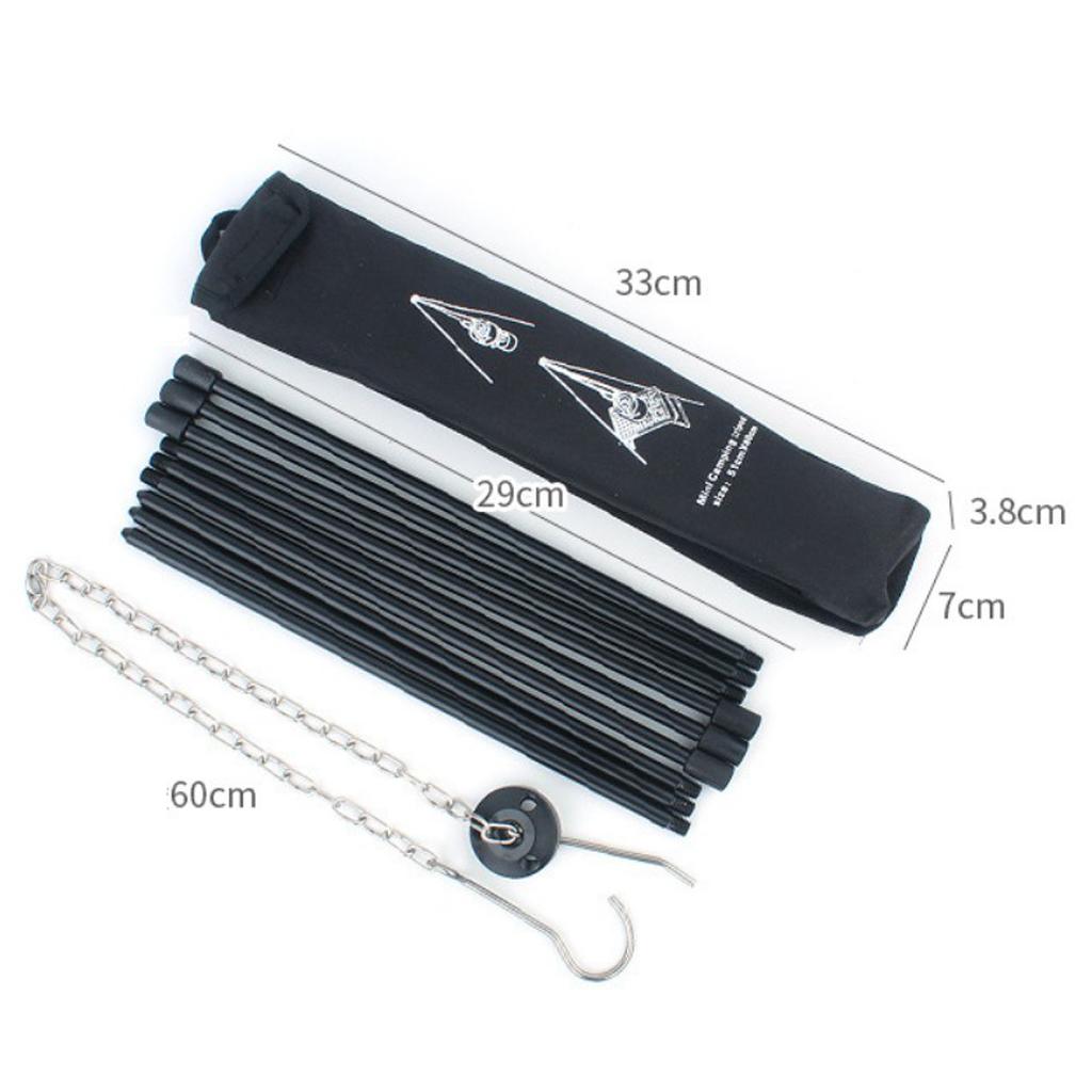 Camping Picnic Cooking Tripod Hanging Portable Campfire Pot Pan Grill Stand