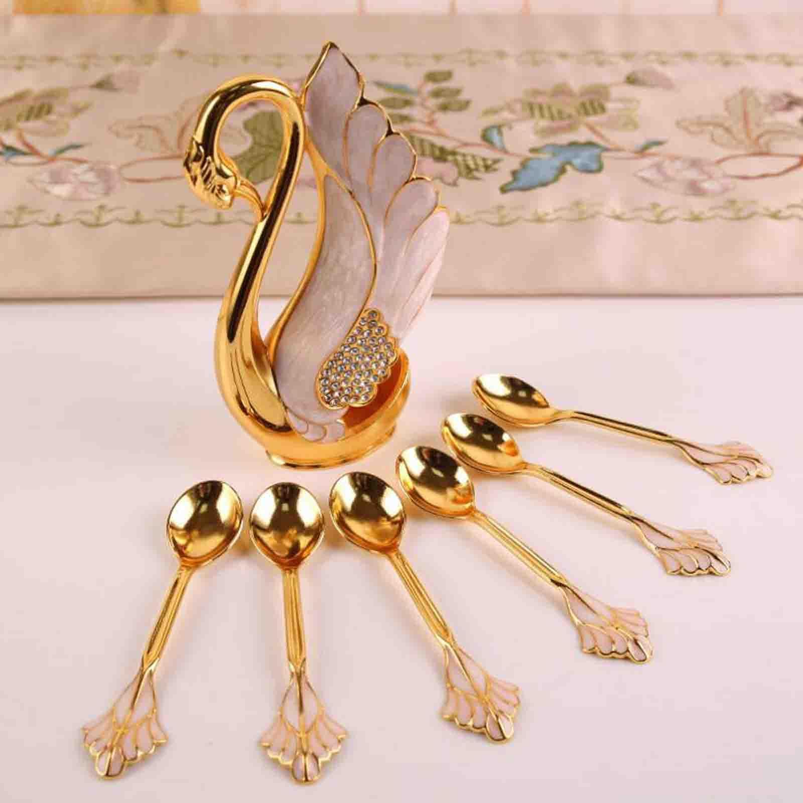 Chopsticks Golden Spoon Golden Spoon 8.2cmx5.2cmx15.2cm