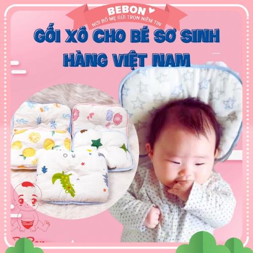 Gối xô cho trẻ sơ sinh hàng Việt Nam