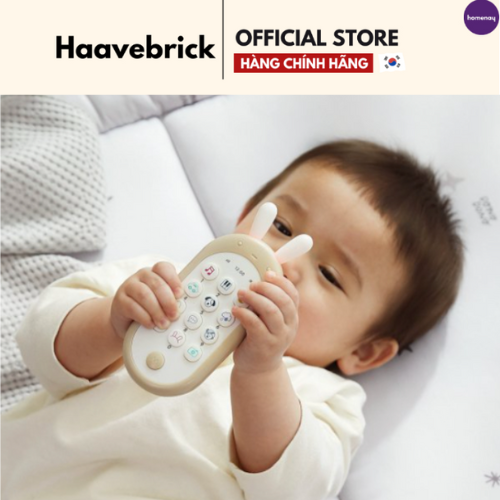 Điện thoại đồ chơi có nhạc cho bé Haave Bricks