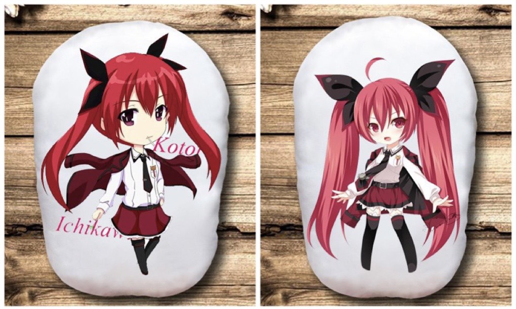 Gấu bông Kotori Itsuka in 2 mặt nhiều mẫu nhân vật