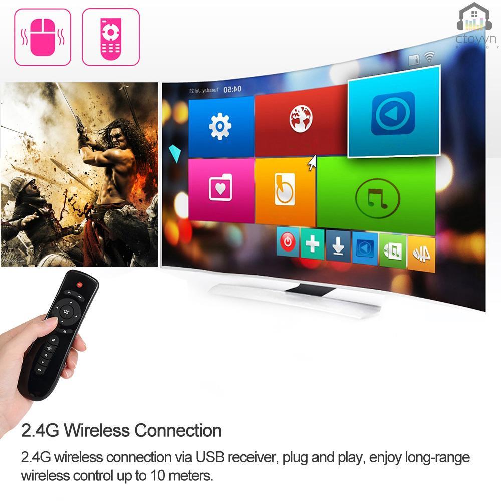 Điều khiển từ xa không dây 2.4GHz 6 trục cho TV Android thông minh