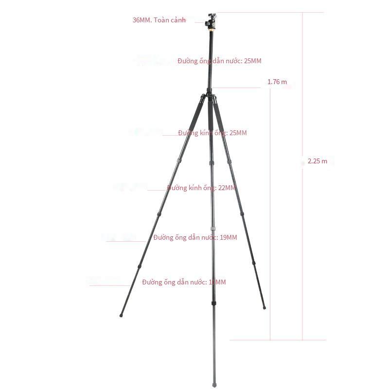 Phong cách mới nhất Q999XXL hợp kim nhôm-magiê nâng cao 2,25 mét chân máy chiếu ngoài trời đo trực tiếp giá đỡ nhiệt kế