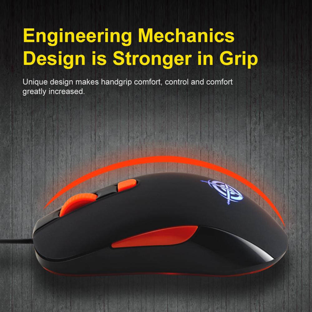 Chuột chơi game có dây USB  2000DPI Có thể điều chỉnh cho máy tính xách tay PC MAGIC-REFINER MG1