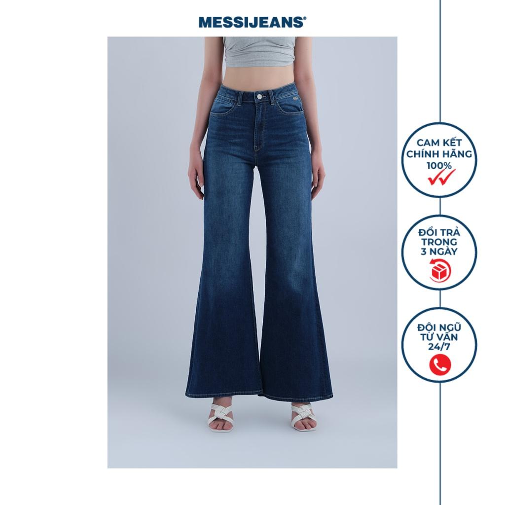 Hình ảnh Quần jeans nữ dài ống loe MESSI WJB0211-22