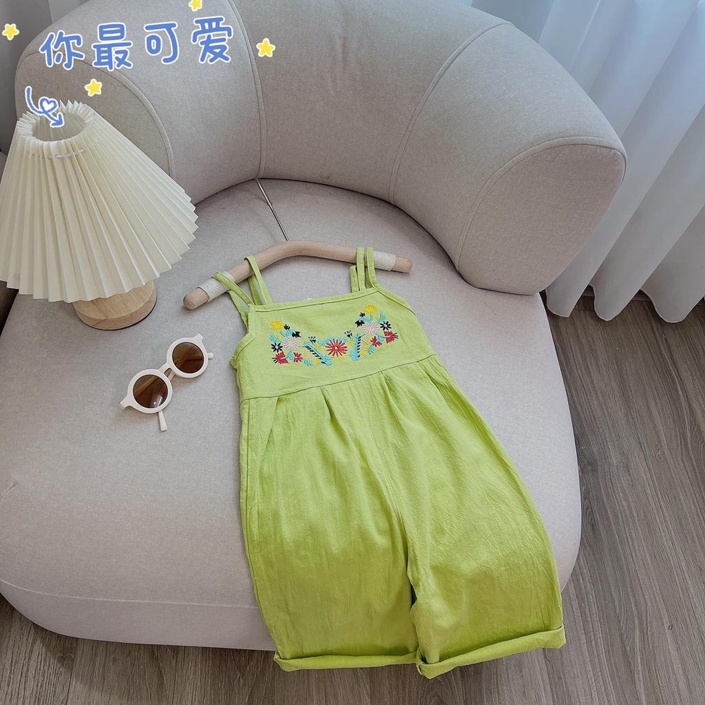 (8-20kg) Bộ yếm 2 dây cho bé gái TB63 Bộ Jumpsuit cho bé gái