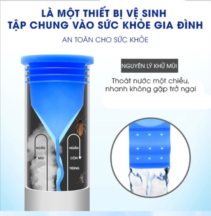 Bộ 2 Van Ngăn Mùi Hôi Cống TAKO thế hệ mới