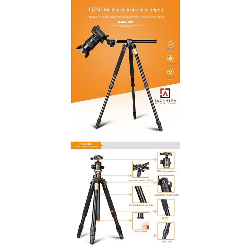Chân máy ảnh Beike Q999H - Hàng Chính hãng