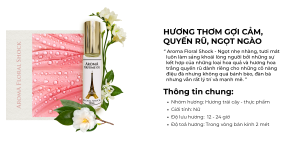 Hương thơm tinh dầu nước hoa aroma floral shock