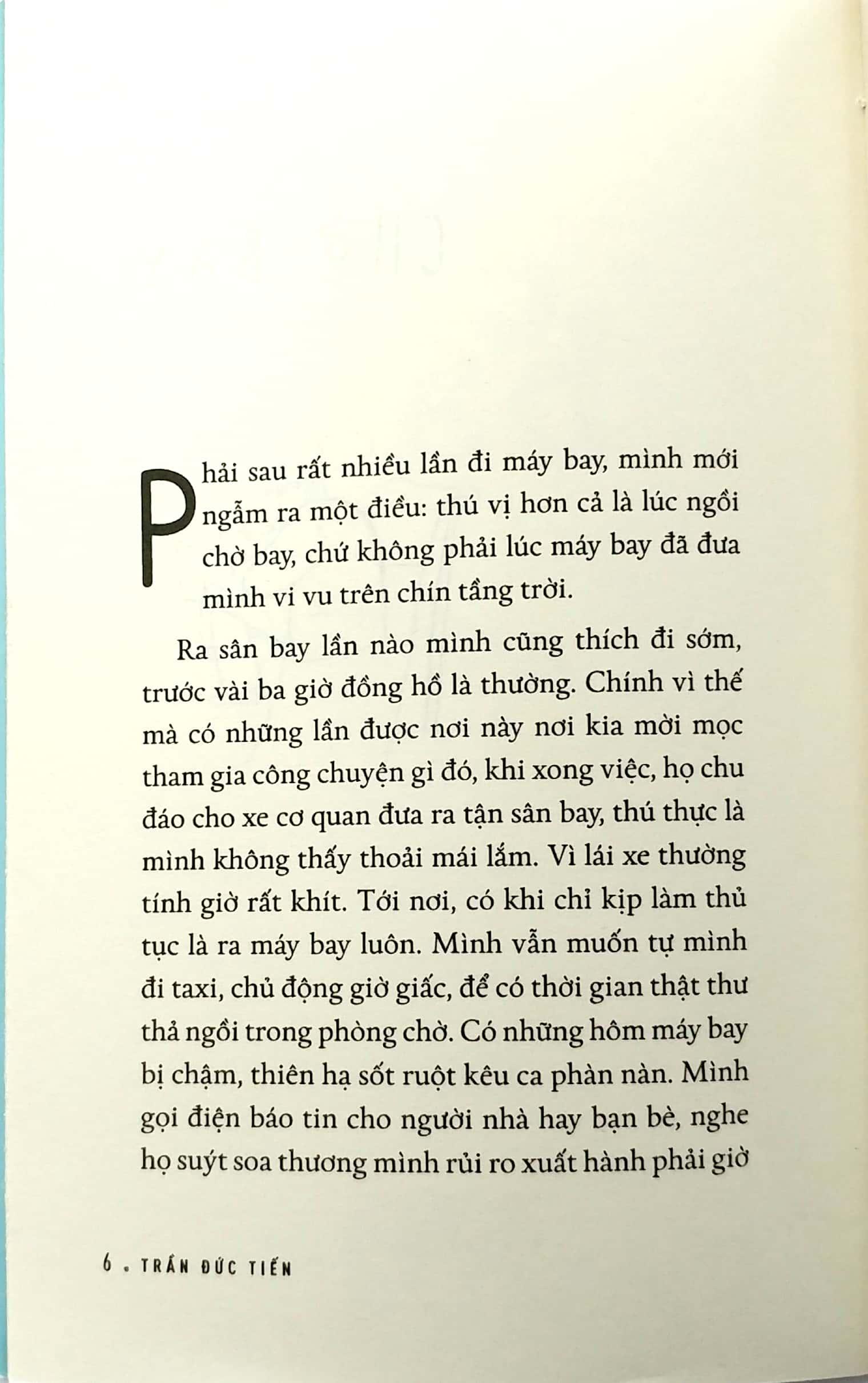 Sách Chờ Bay
