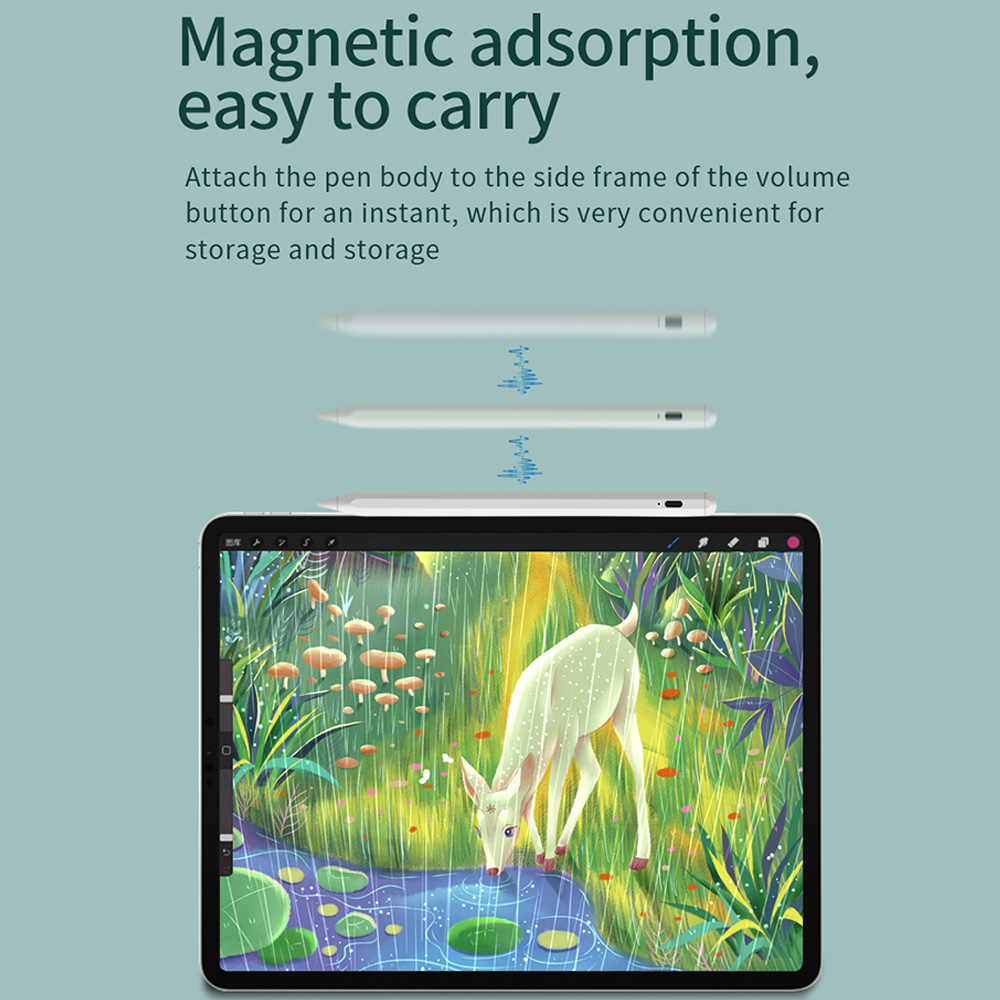 Phù hợp với iPad Pencil Bút cảm ứng Bluetooth Fit cho iPad Pen 2022 2021 2020 2019 2018 Air 5 Bút vẽ màn hình cảm ứng