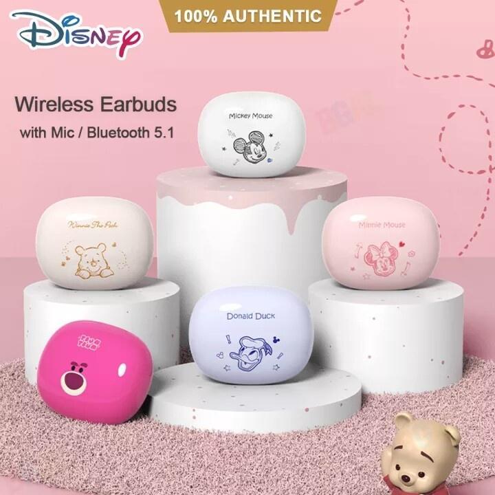 Tai nghe không dây Lenovo Disney Q2 Bluetooth 5.1 âm thanh nổi cách âm thông minh chống nước có mic cho Android IOS
