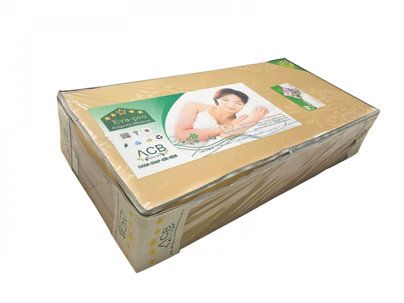 Nệm Bông Ép Vải Gấm Eva - pro ACB