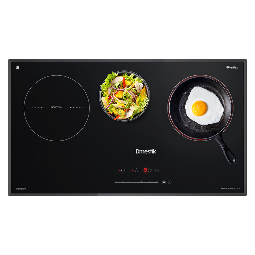 Bếp từ hồng ngoại D'mestik ML931 DKT ba vùng nấu - Hàng Chính Hãng