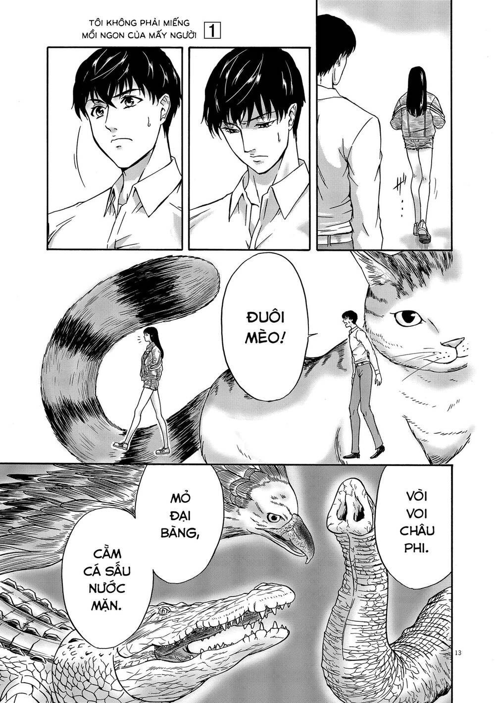 tôi không phải miếng mồi ngon của mấy người! chapter 2 13