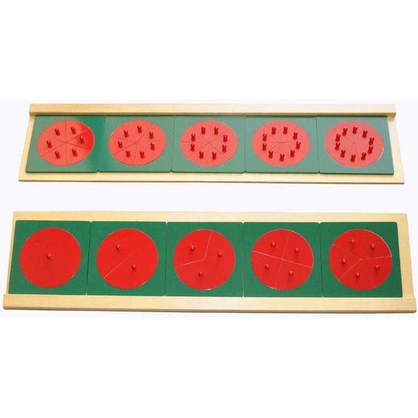 Khung phân số tròn với kệ