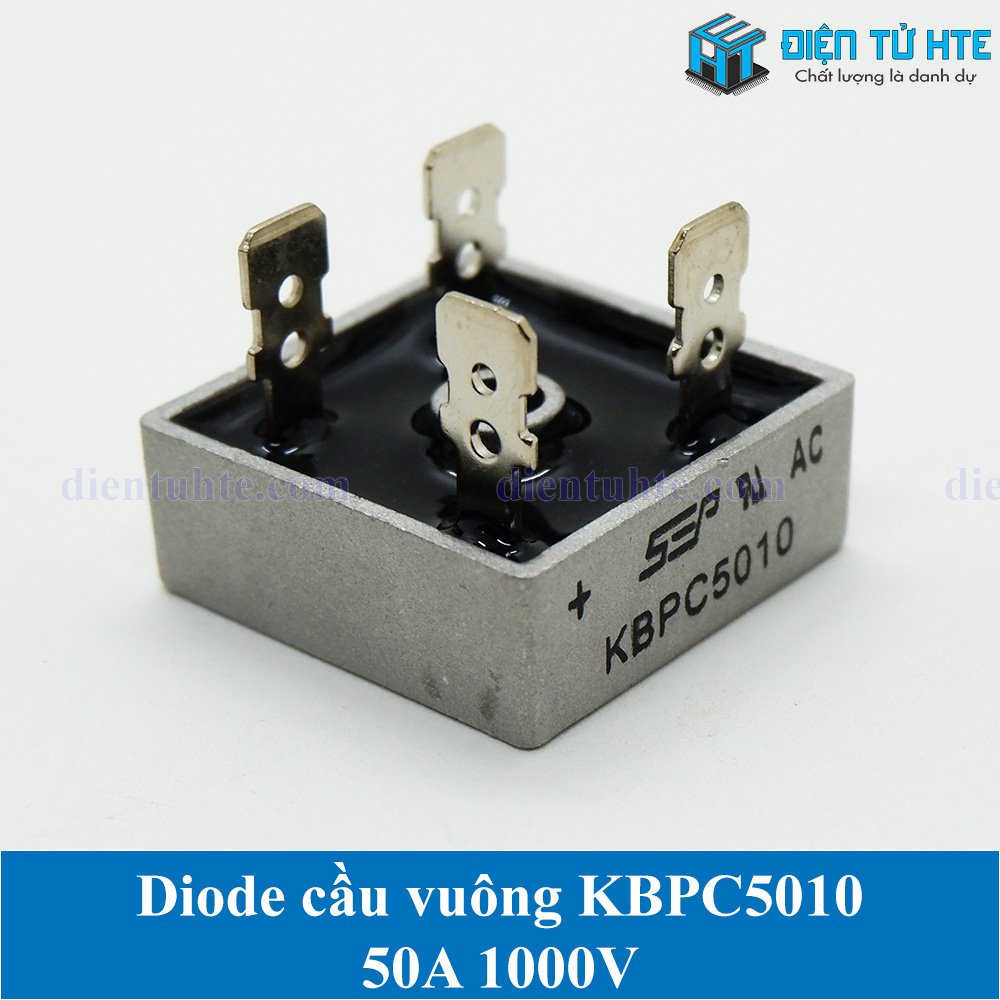 Diode cầu vuông công suất cao KBPC5010 50A 1000V