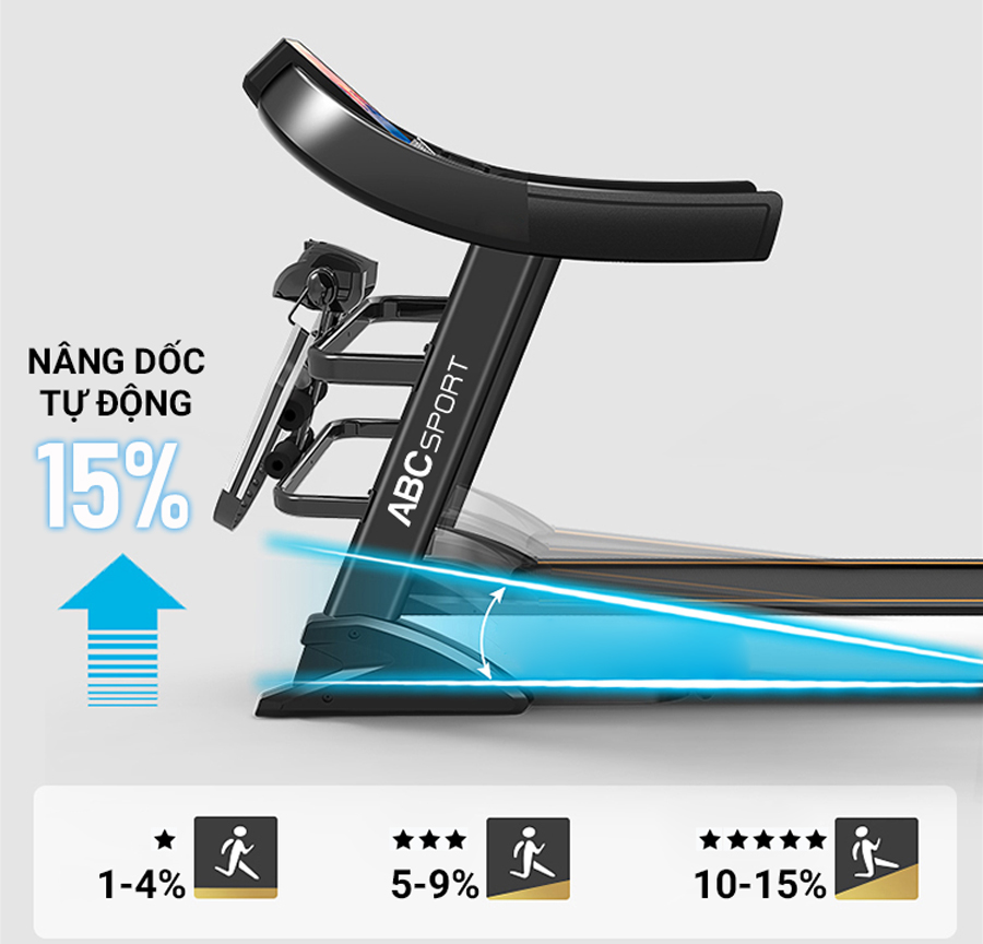 MÁY CHẠY BỘ ABC SPORT PRO8 ĐA NĂNG