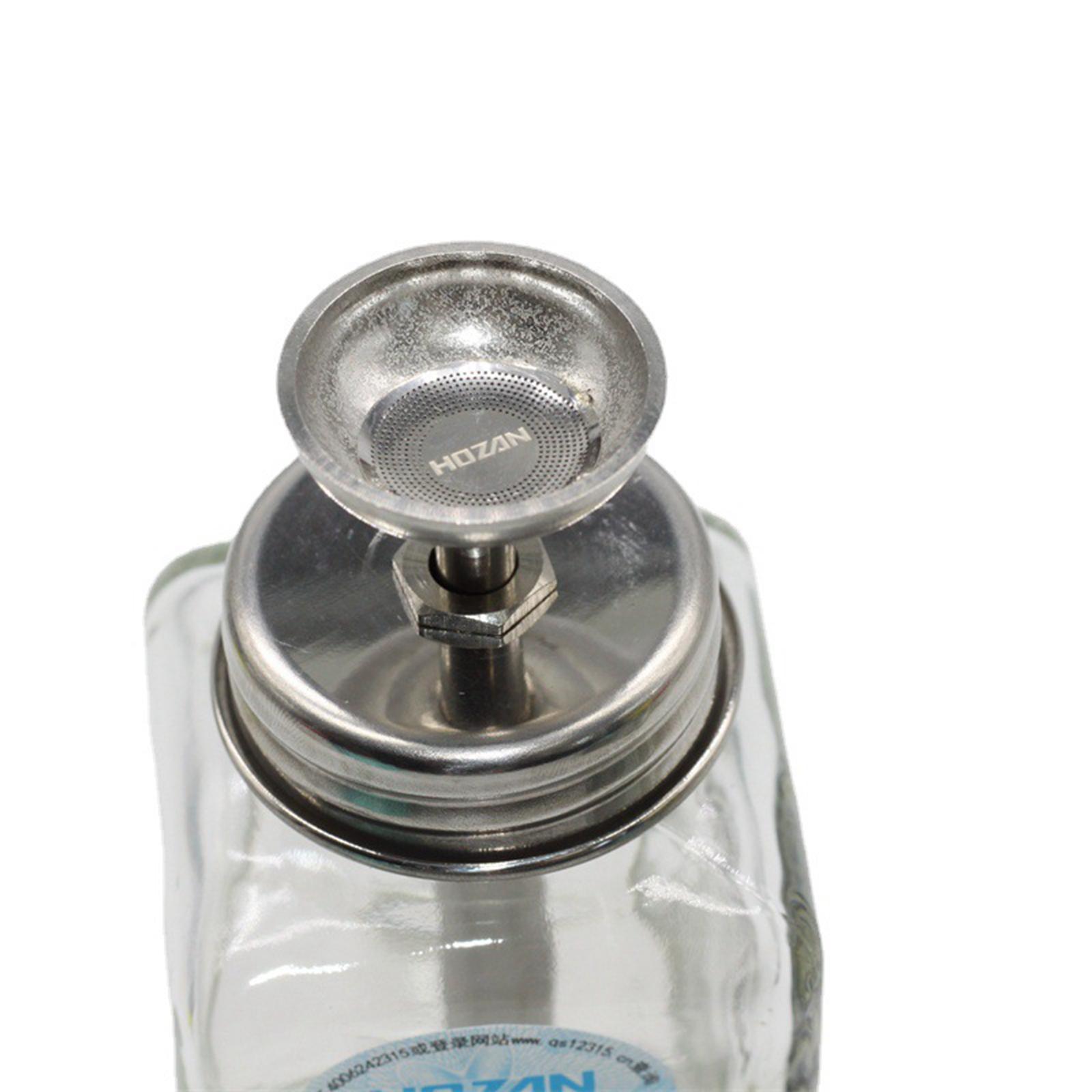 Glass Bottle, Glass Pump Dispenser Bottle, Press Type Liquid Pump Dispenser, for Manicure Store