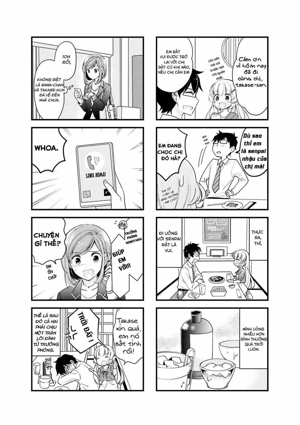 senpai nhỏ nhắn của tôi rất dễ thương chapter 5 7