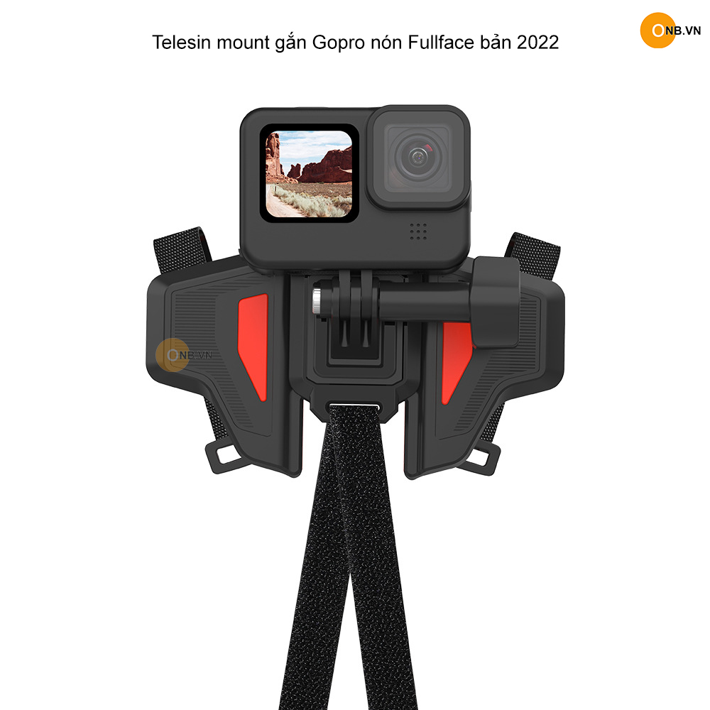 Telesin Mount Gopro gắn cằm cho nón Fullface mẫu 2022