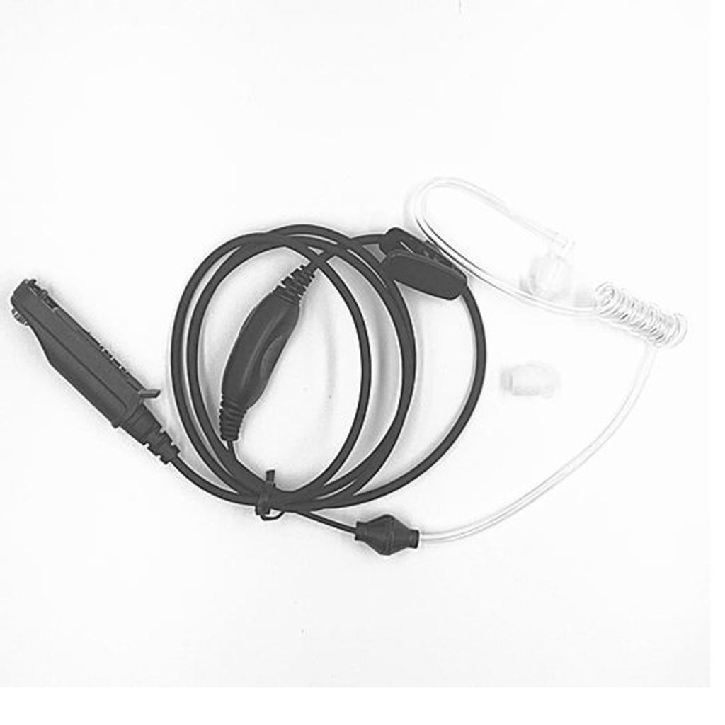 PTT Covert Air Acoustic Tube Headset