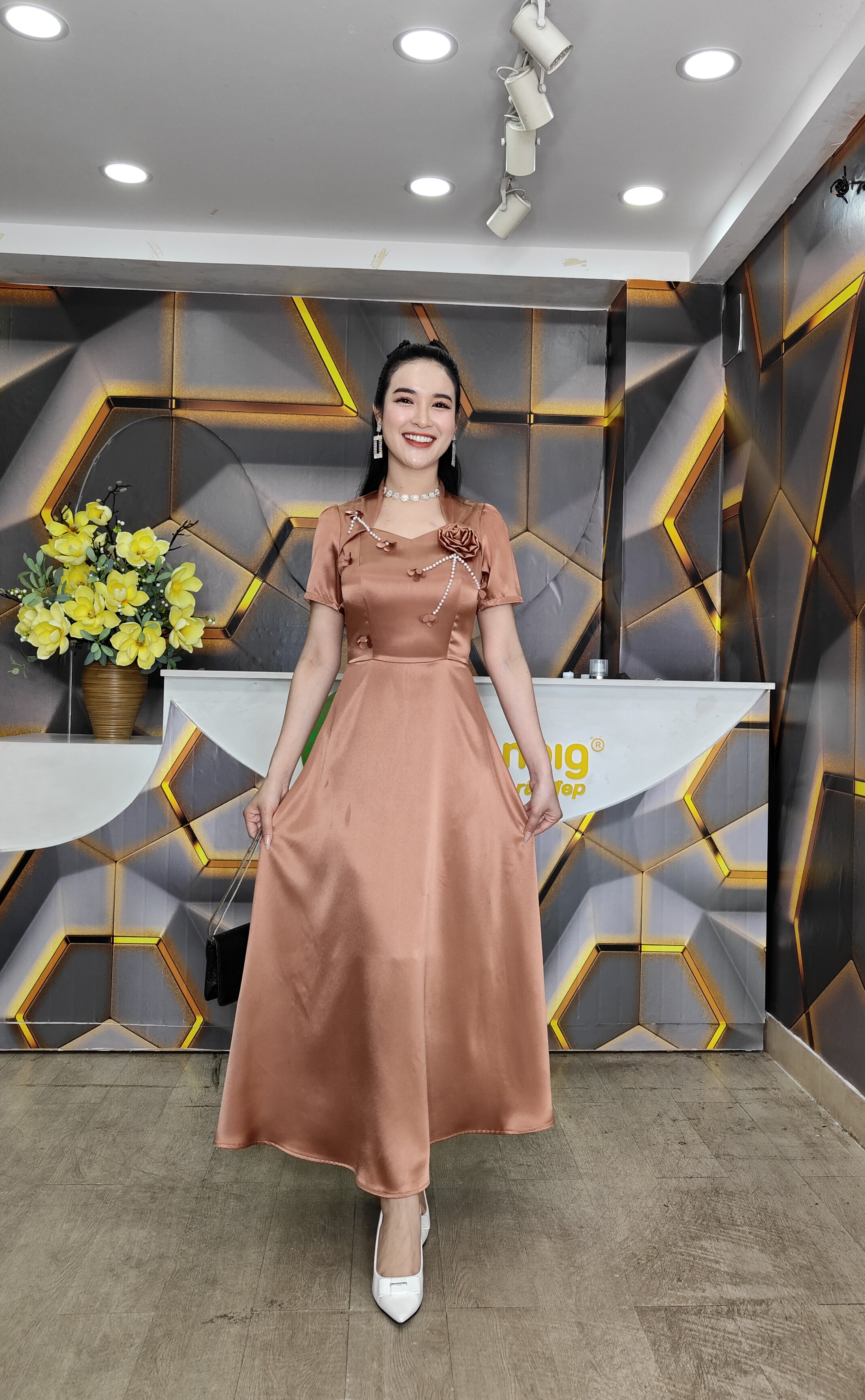 Đầm xòe - Y1705 - Thương hiệu Zonbig