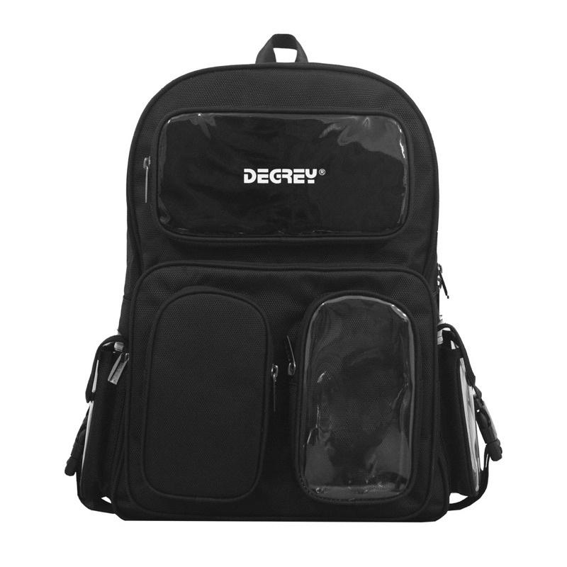 Balo Degrey Đen Túi Hộp Basic Backpack 2810 Clothes Shop Balo Đen Đi Học Đi Chơi Nhiều Ngăn Ulzzang Unisex