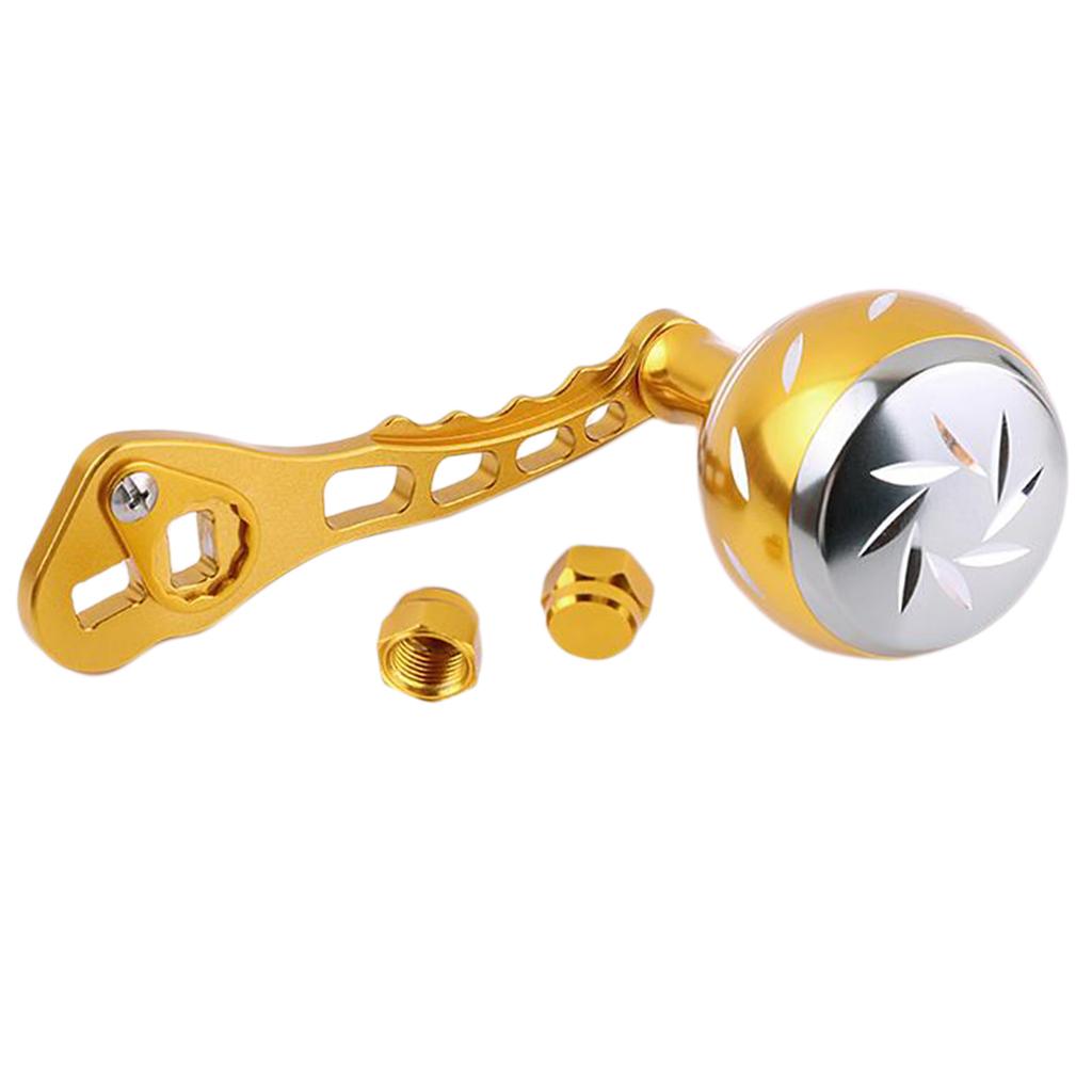 Fishing Reel Handle Ball Knob & Handle for S/D/A/H Spinning Reel Golden