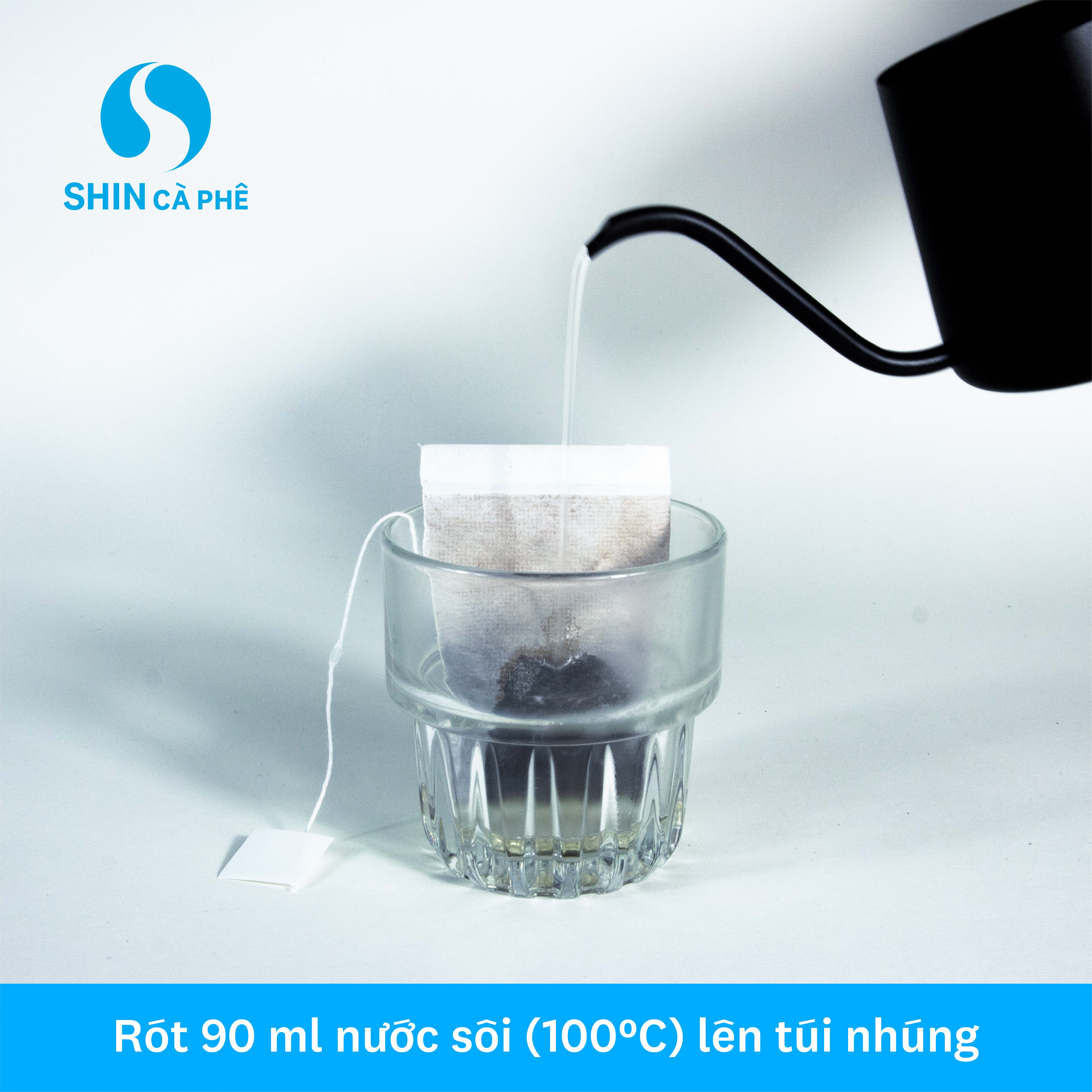 SHIN Cà Phê - Cà phê túi nhúng đặc sản Khe Sanh Blend hộp 10 gói