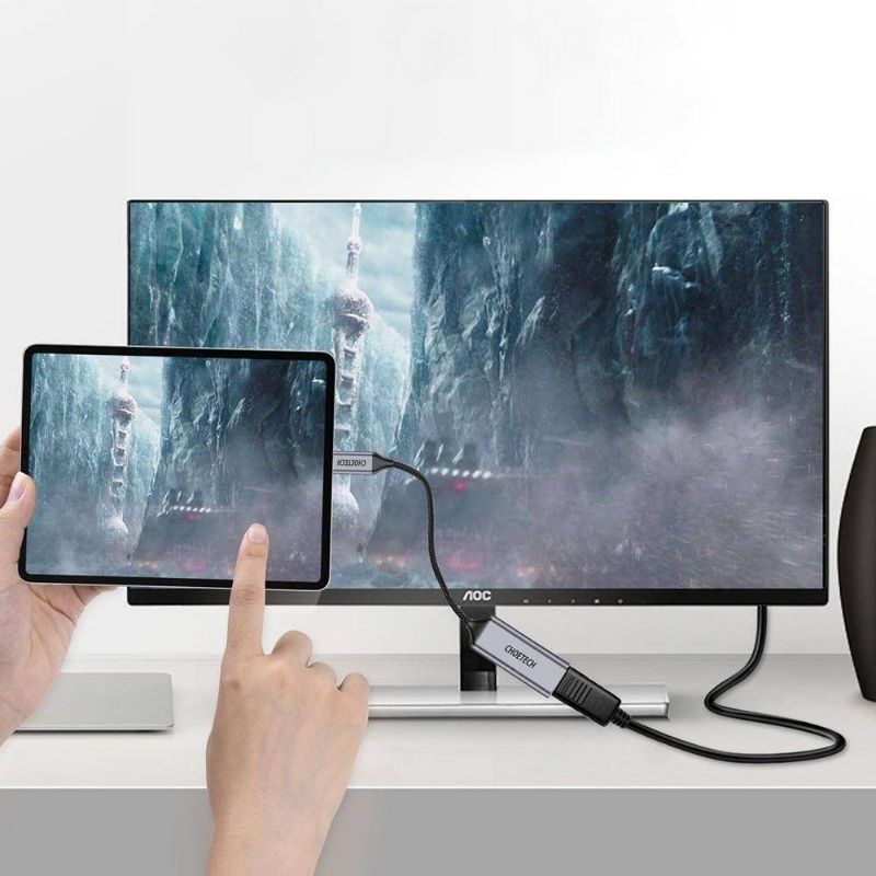 HUB Choetech HUB-H11 chuyển từ TYPE C sang Displayport 4K@60Hz (Hàng chính hãng)