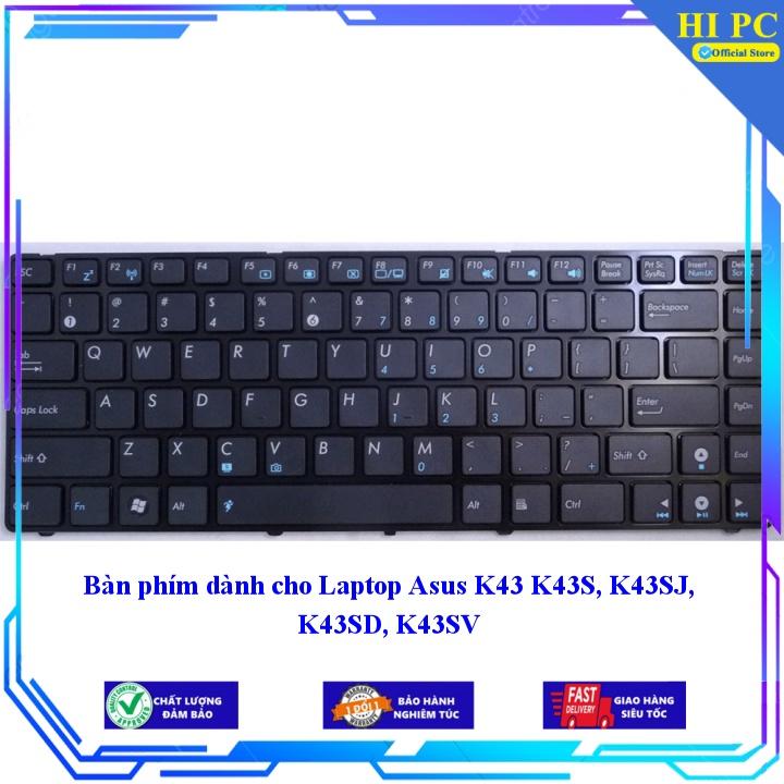 Bàn phím dành cho Laptop Asus K43 K43S K43SJ K43SD K43SV - Hàng Nhập Khẩu