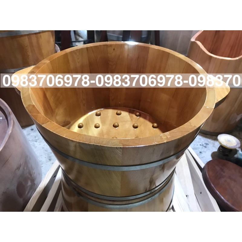 Chậu gỗ ngâm chân chậu đẹp loại 1