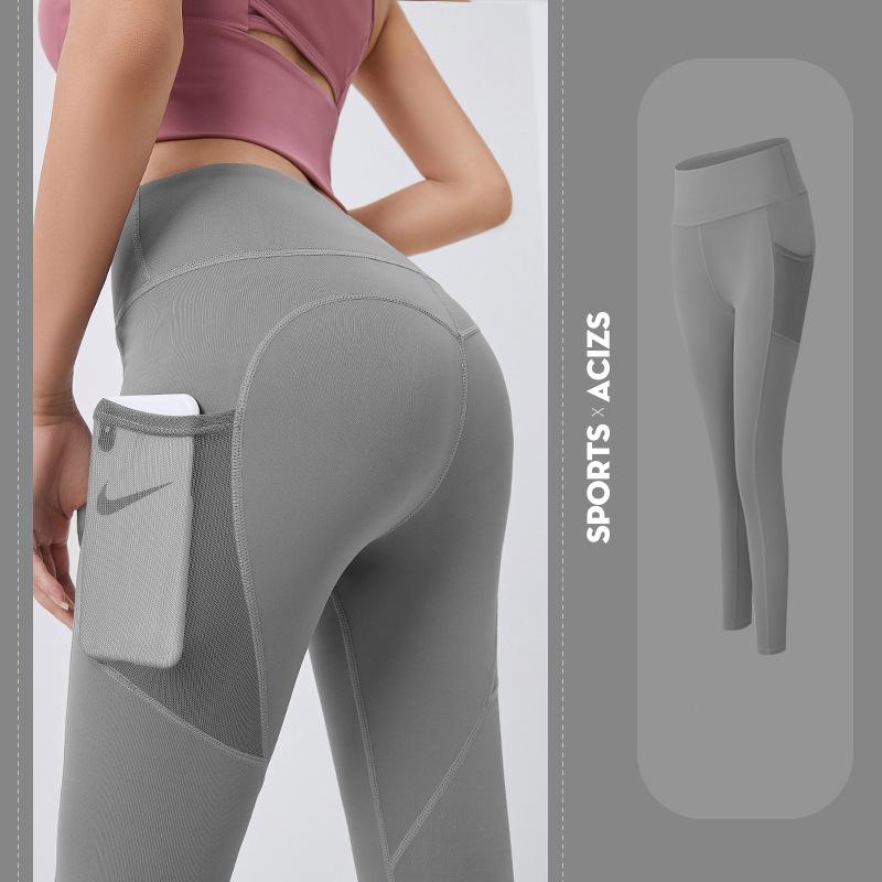 Quần Tập Yoga Nữ Có Túi Plus Kích Thước Quần Legging Thể Thao Nữ Tập Gym Quần Legging Nữ Thun Điều Khiển Chạy Bộ Quần Nữ Quần Tập Thể Dục