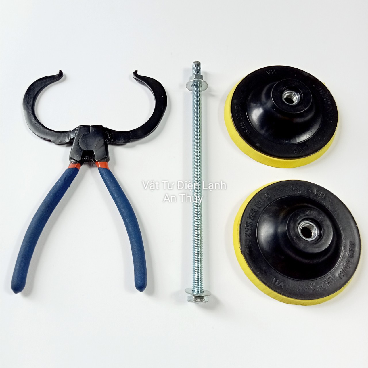 Combo kìm tháo gioăng + bịt bi - kìm tháo đai siết gioăng máy giặt + bịt bi lồng máy giặt
